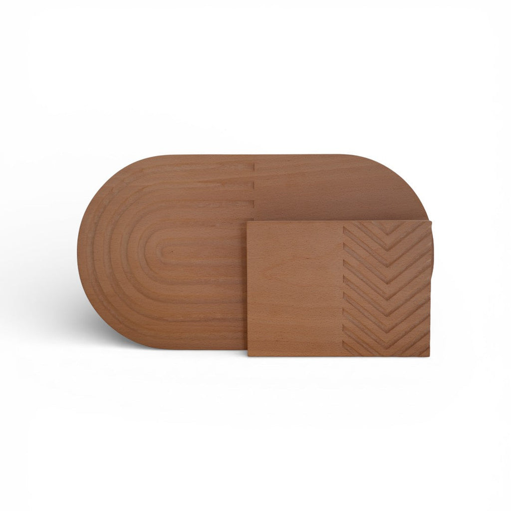 Carved Oval Cheeseboard