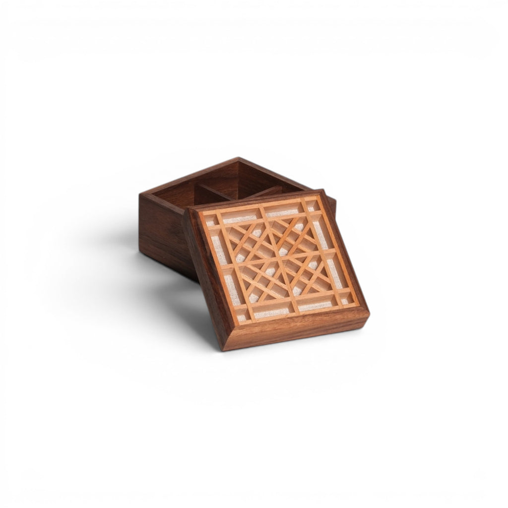 Geometric Lid Storage Box