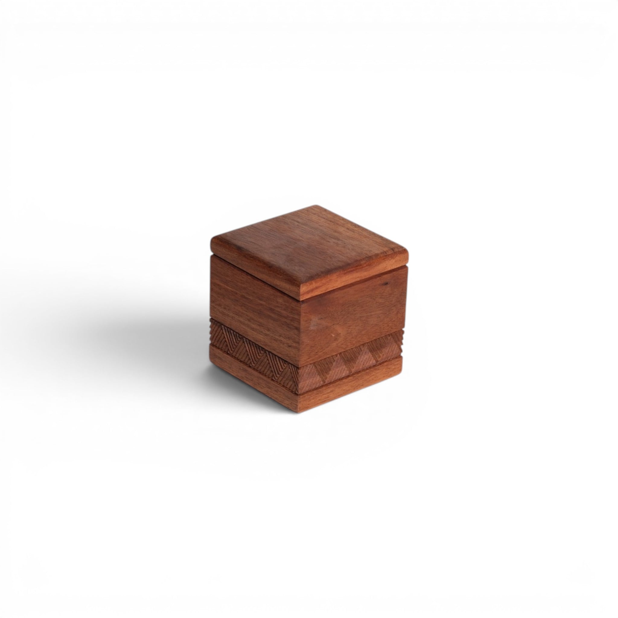 Storage Box with Carved Sides