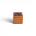 Carved Lid Square Storage Box