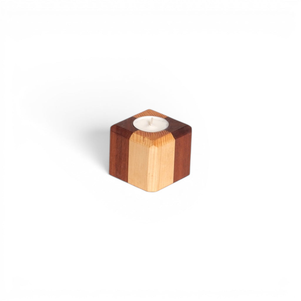 Block Candle Holders (Set of Two)