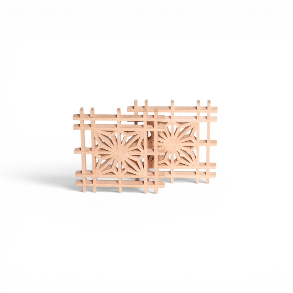Kumiko Square Coasters (Set of 2)