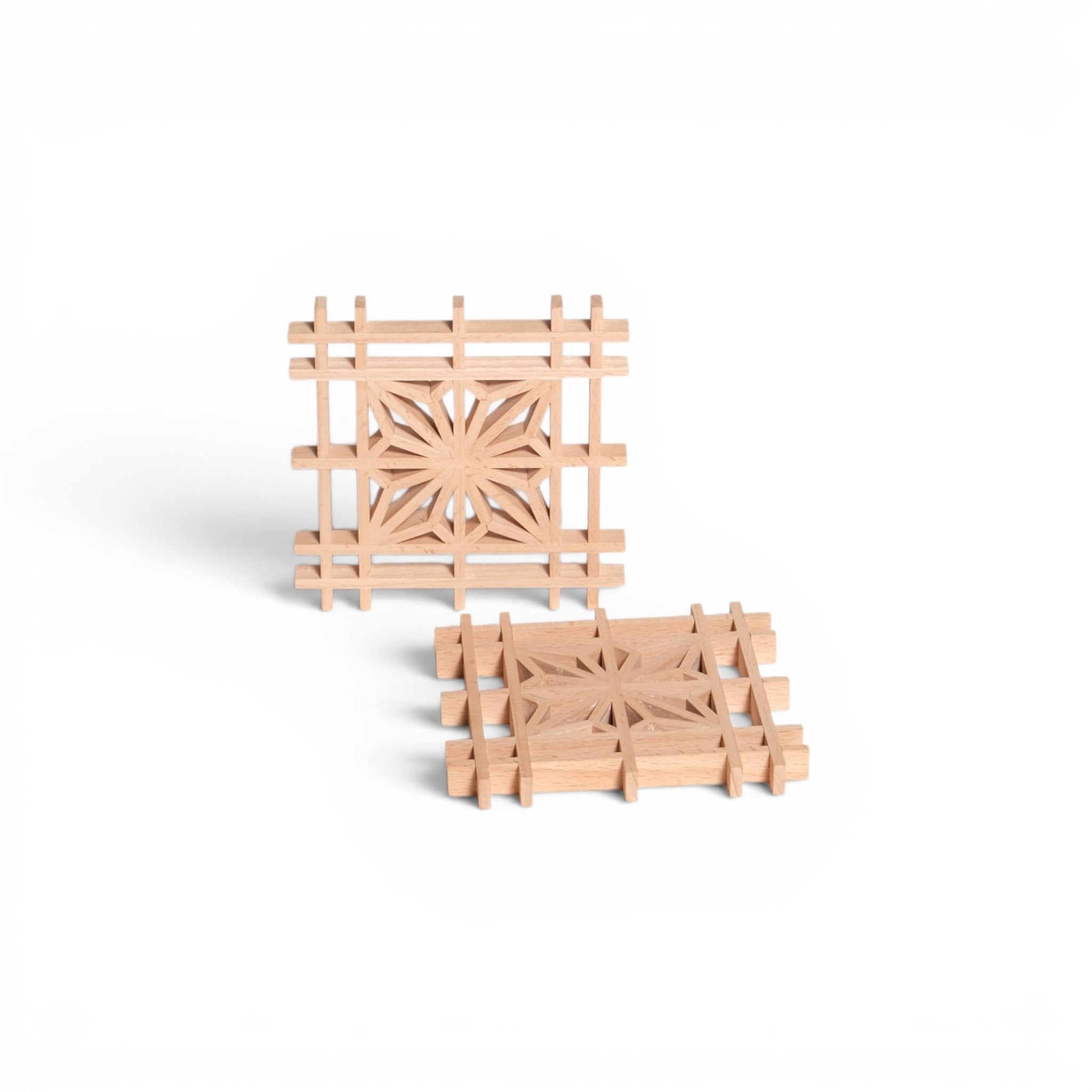 Kumiko Square Coasters (Set of 2)