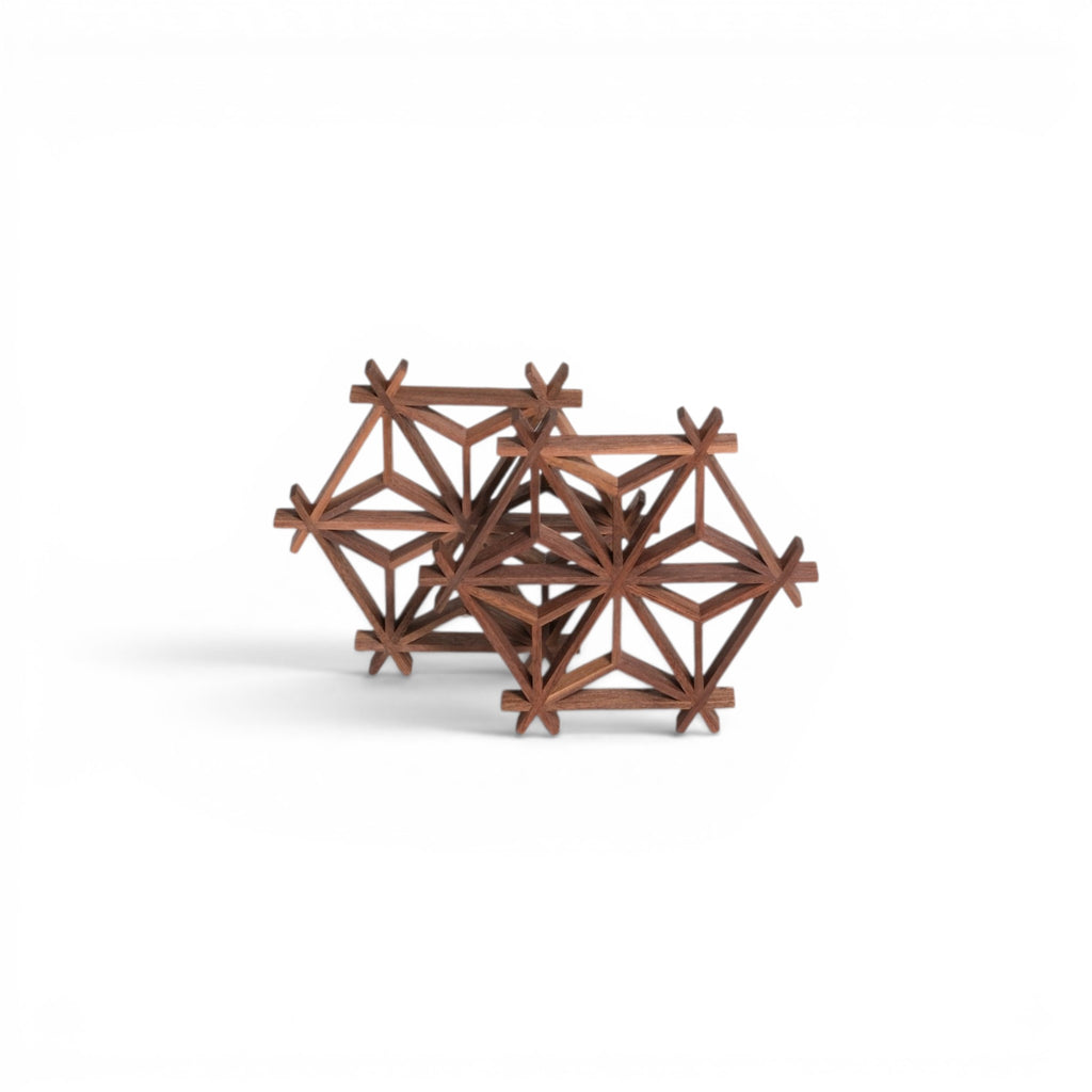 Kumiko Hexagon Coasters (Set of 2)