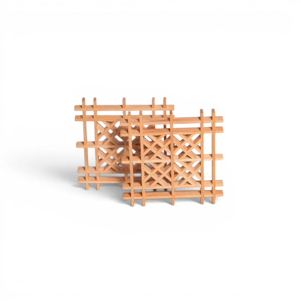 Geometric Square Coasters (Set of 2)