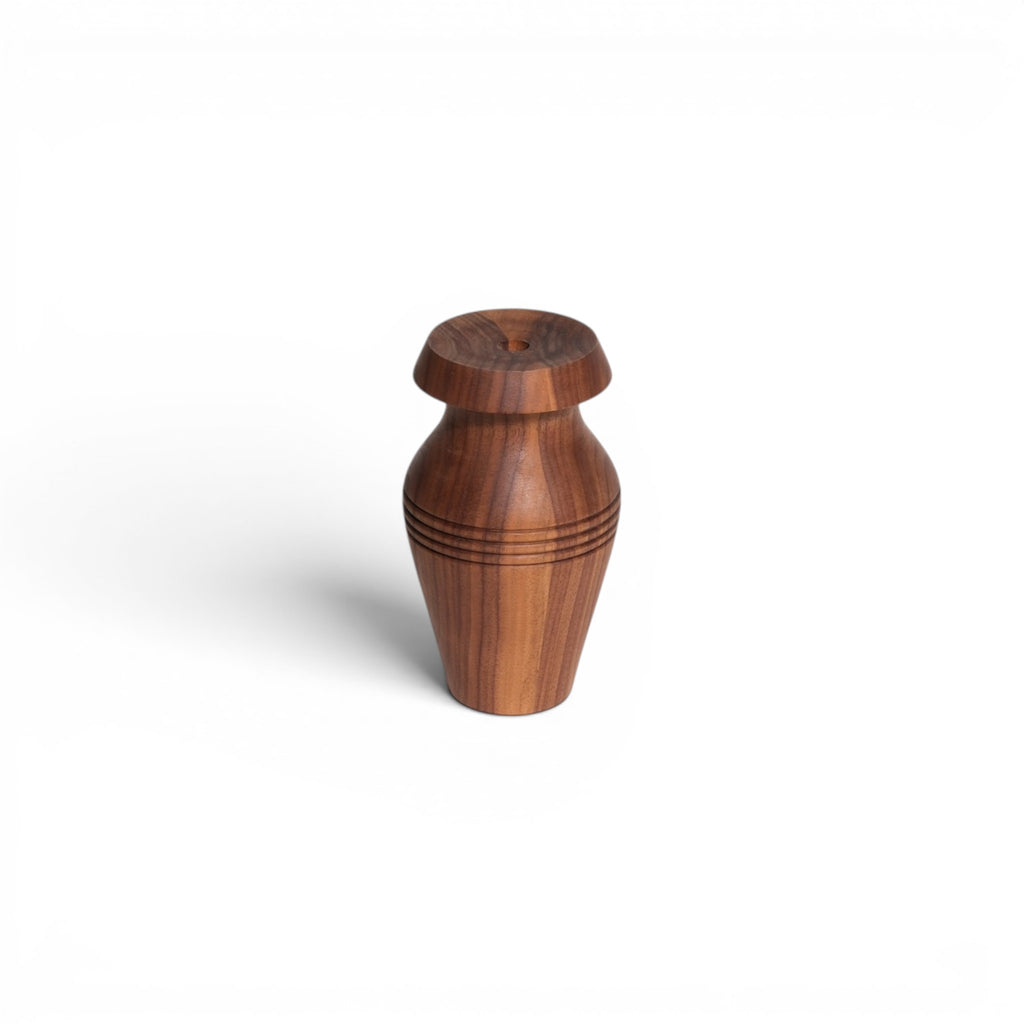 Carved Wooden Vase