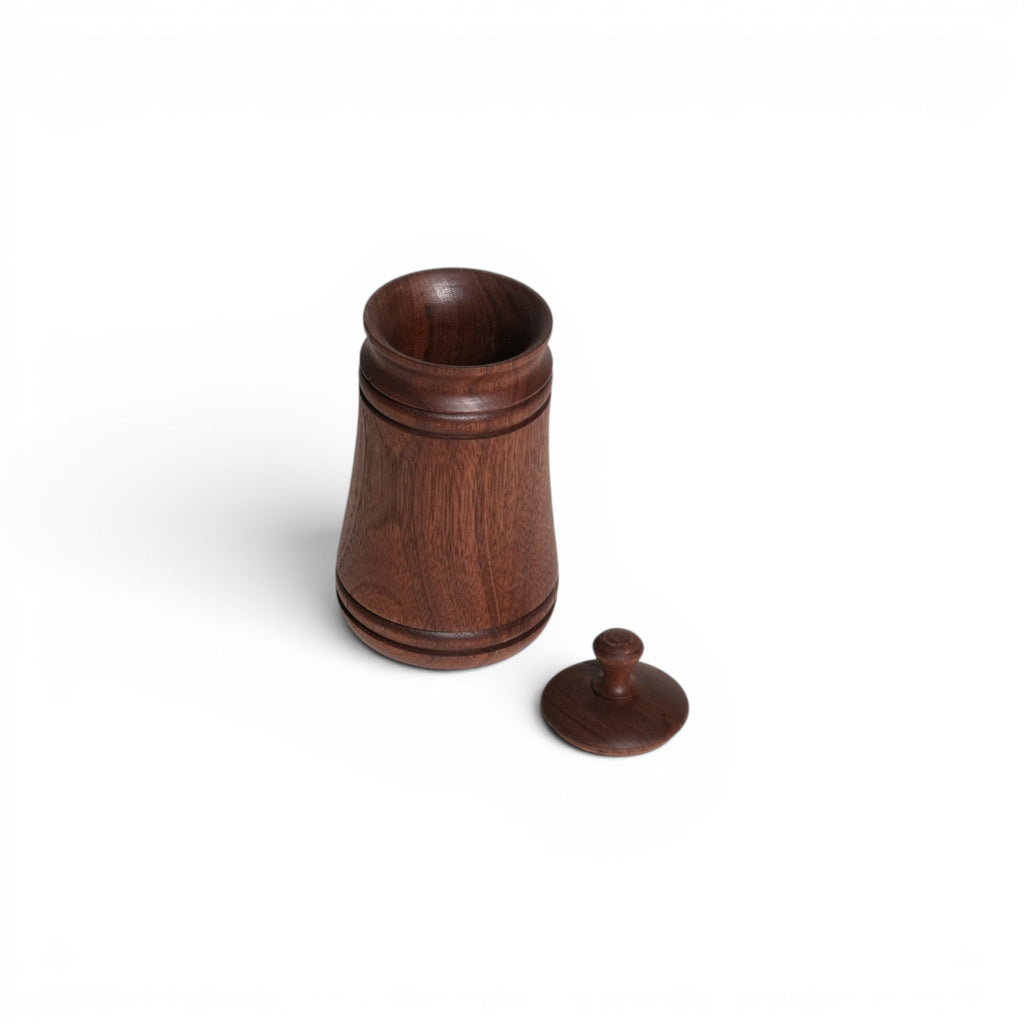 Wooden Jar with Lid