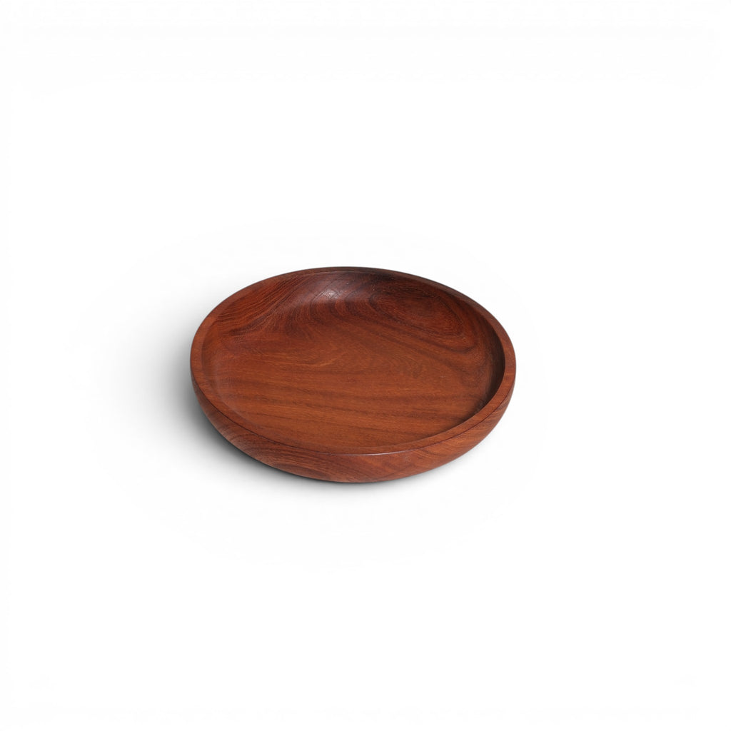 Wooden Turned Plates (Set of Two)