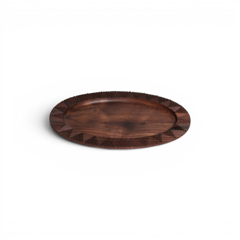 Oval Carved Plate