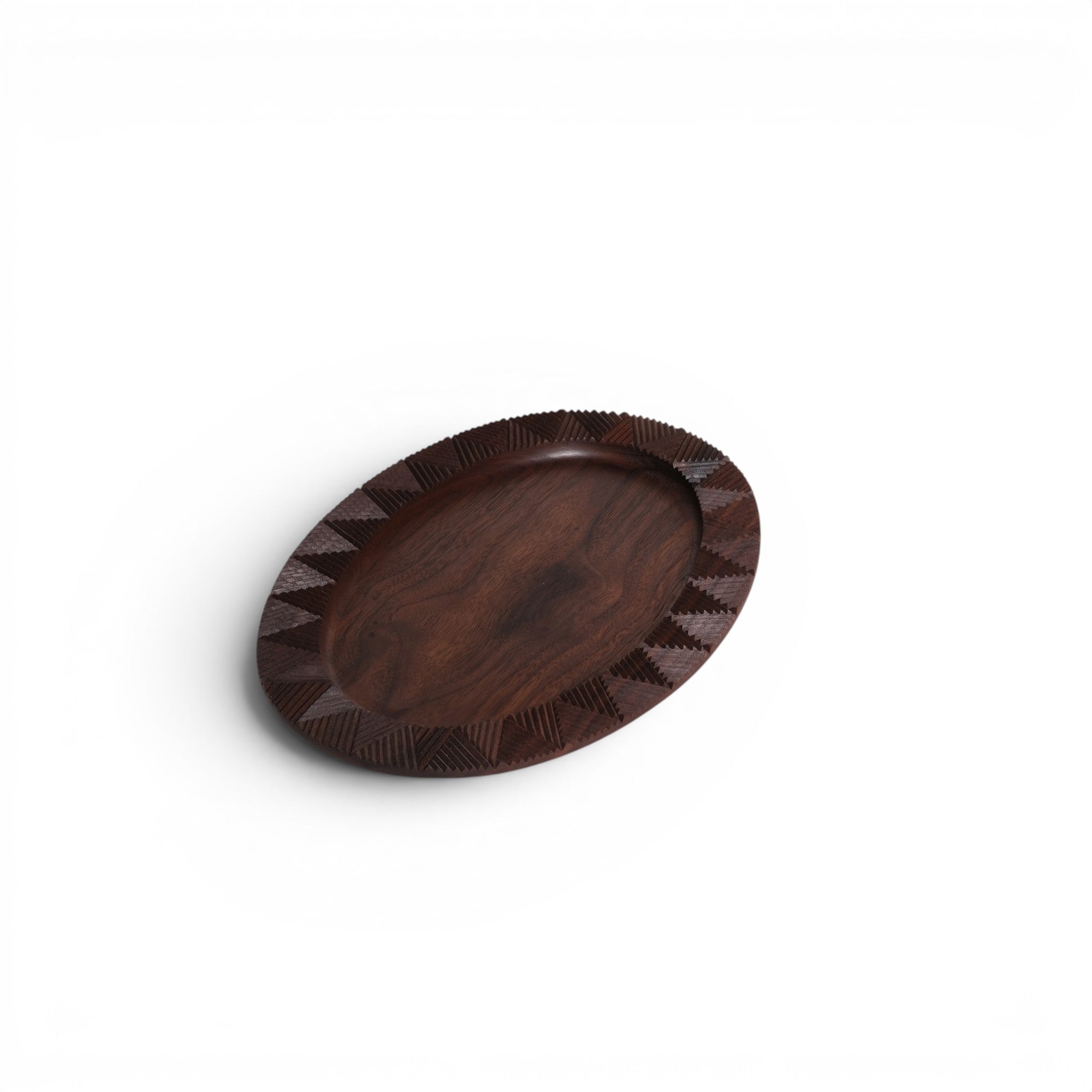 Oval Carved Plate
