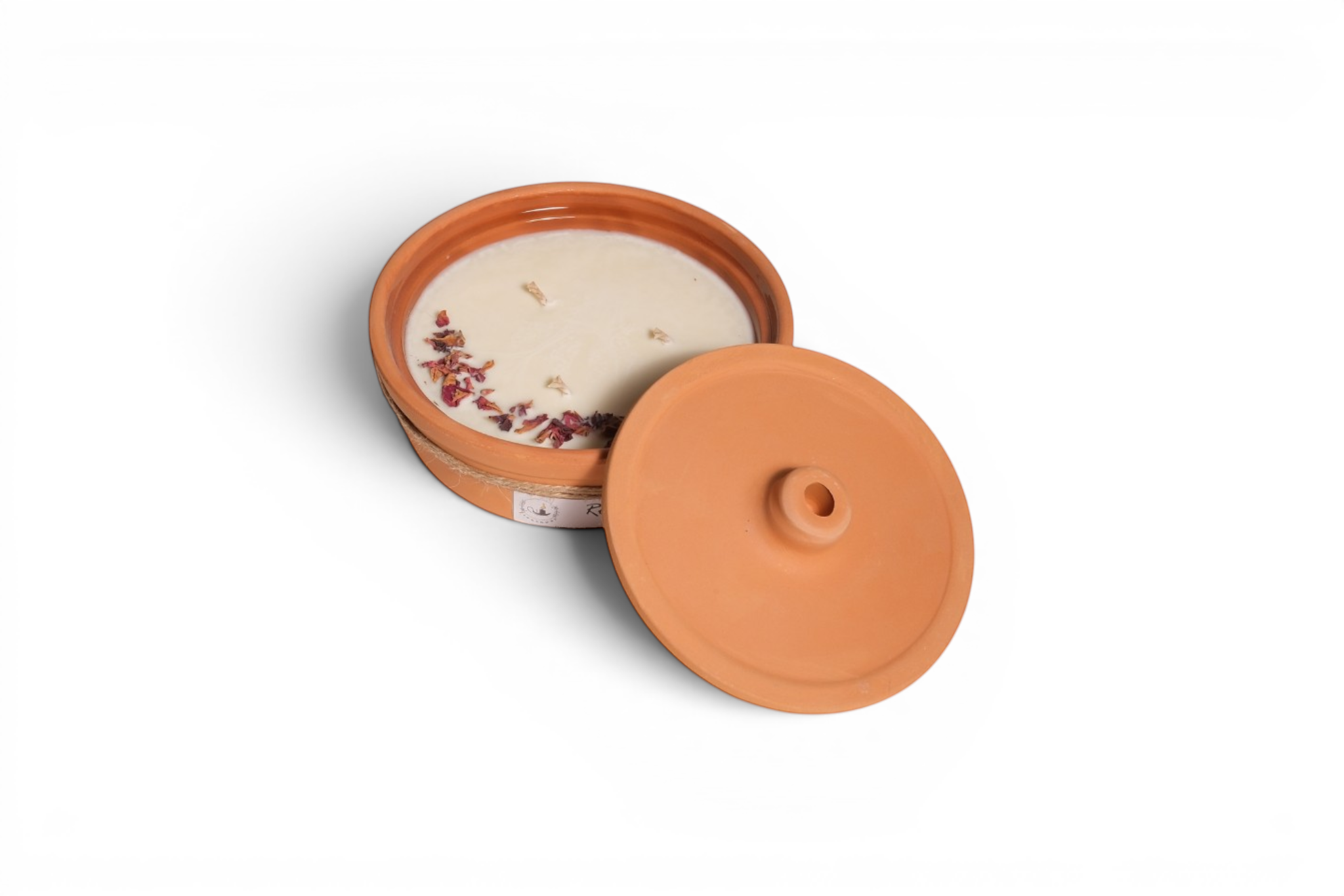 Candle in Clay Jumbo – Rose Oud