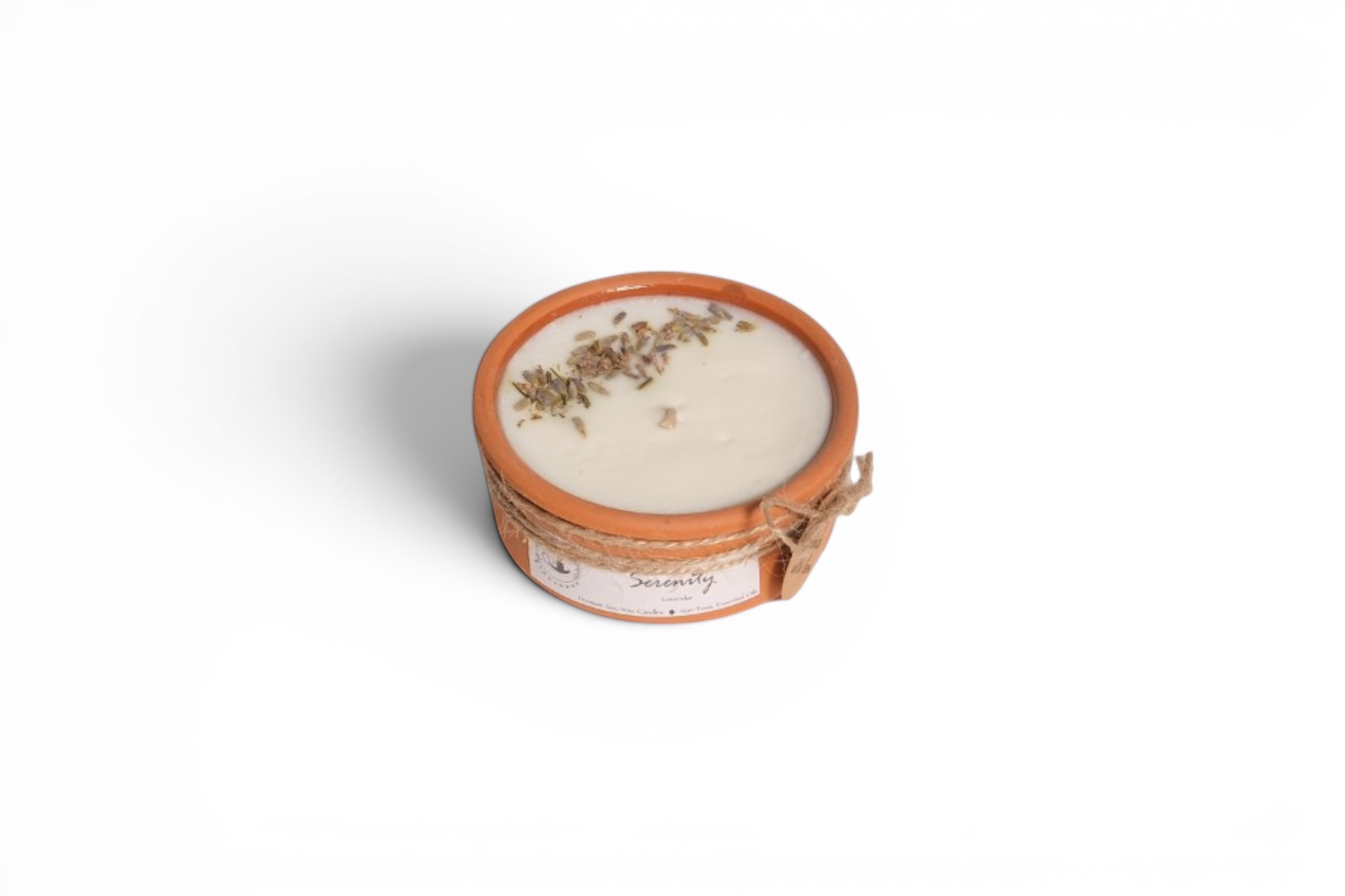 Candle in Clay – Lavender Serenity