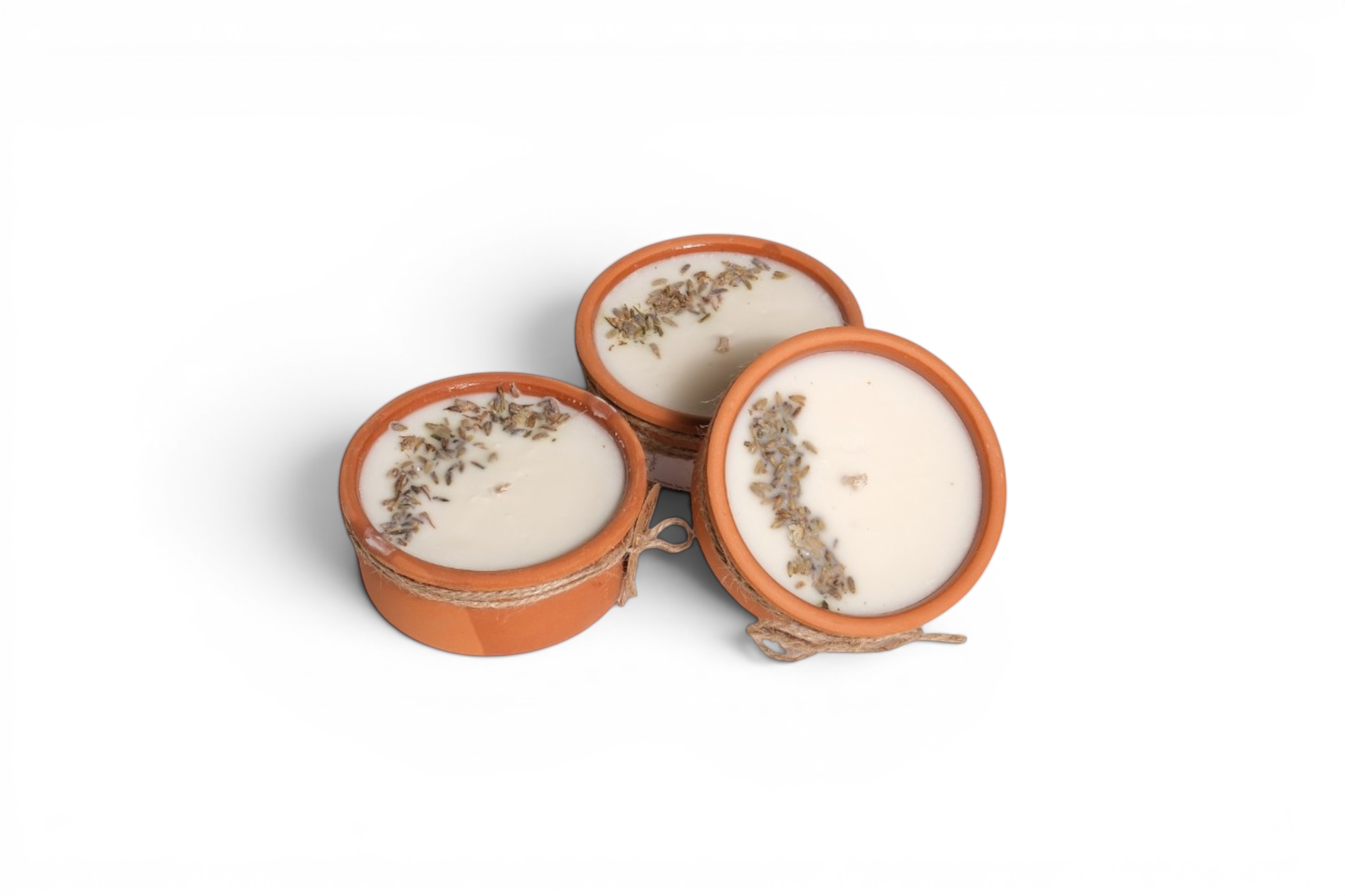 Candle in Clay – Lavender Serenity