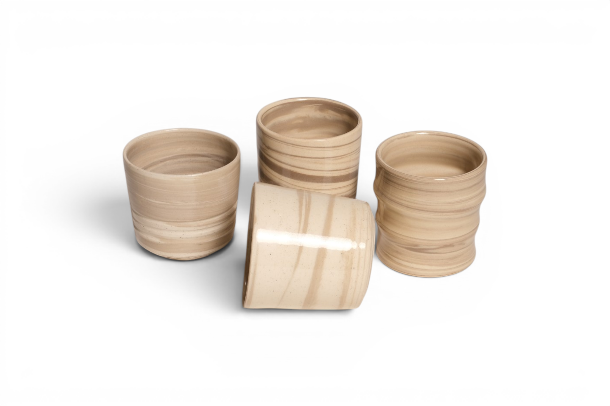 Glazed Cup – Earthy Tones