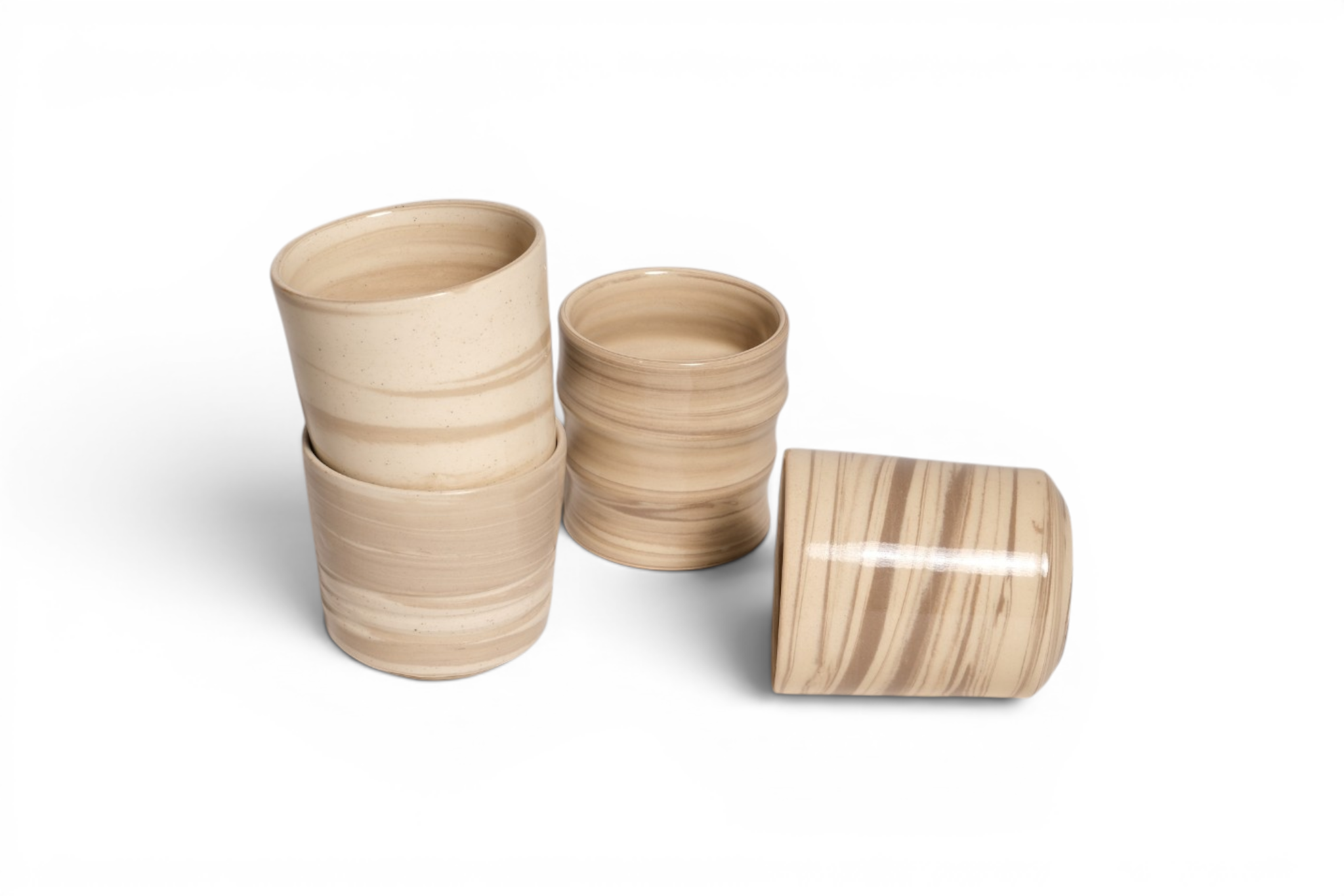 Glazed Cup – Earthy Tones