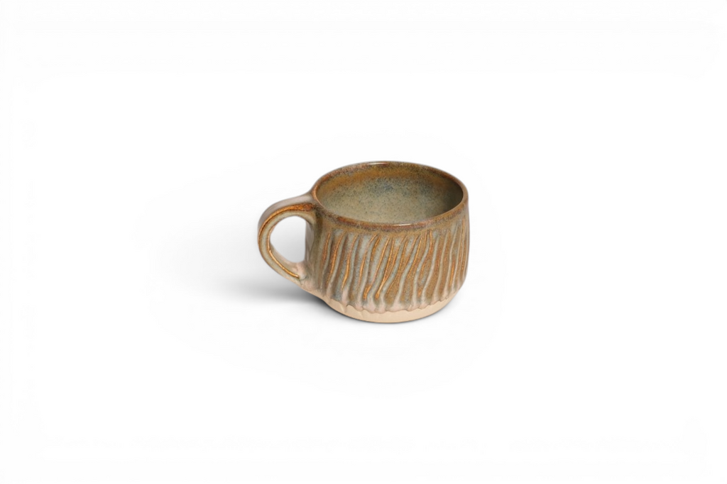 Desert Trace Ceramic Cup with Handle