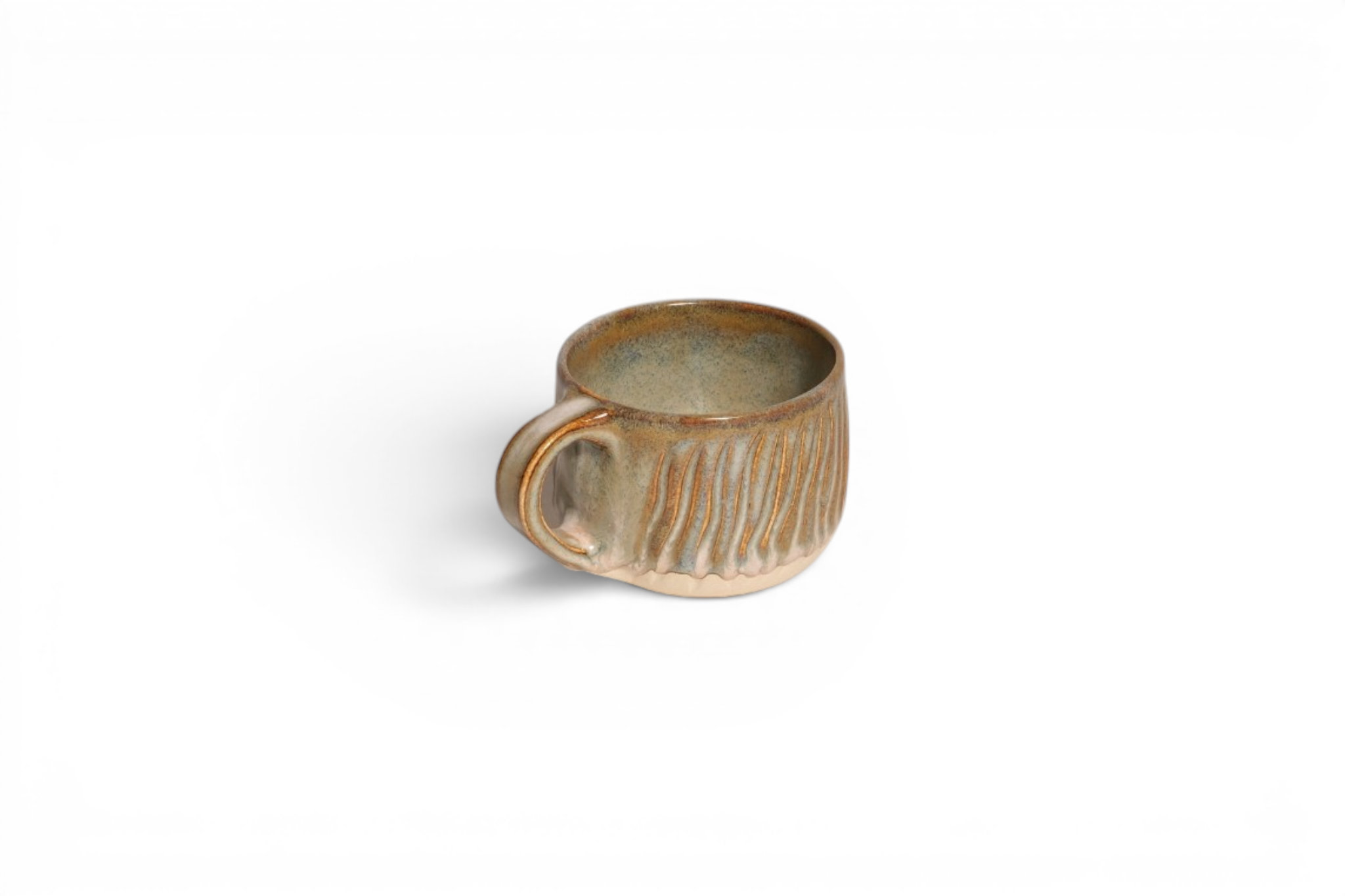 Desert Trace Ceramic Cup with Handle