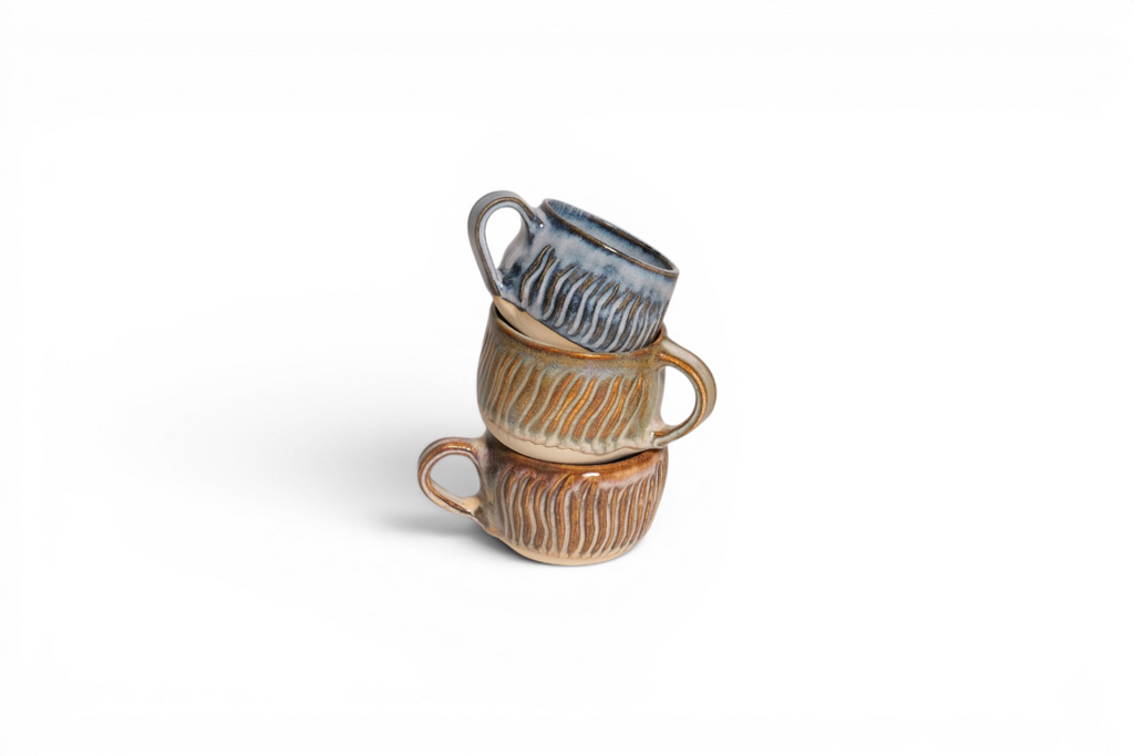 Desert Trace Ceramic Cup with Handle