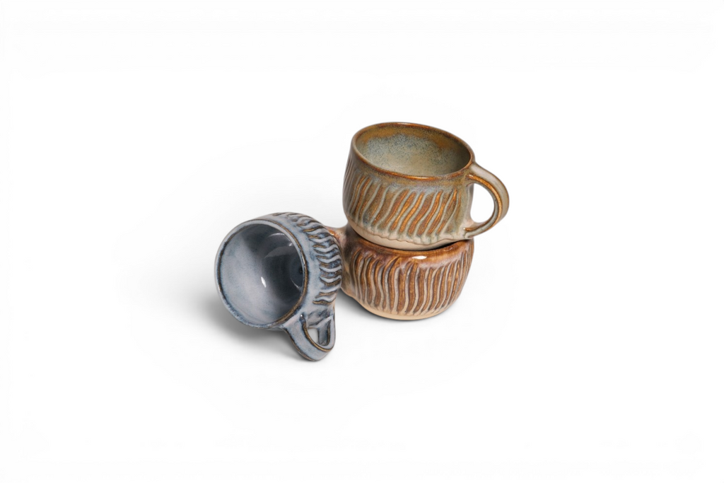 Desert Trace Ceramic Cup with Handle