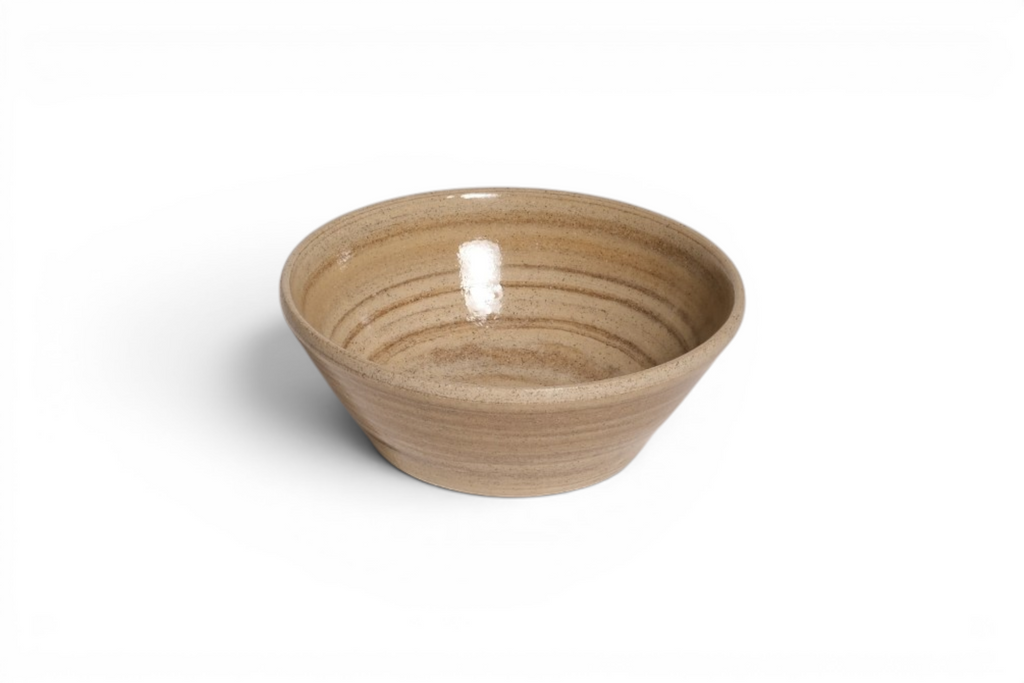 Glazed Bowl – Earthy Tones