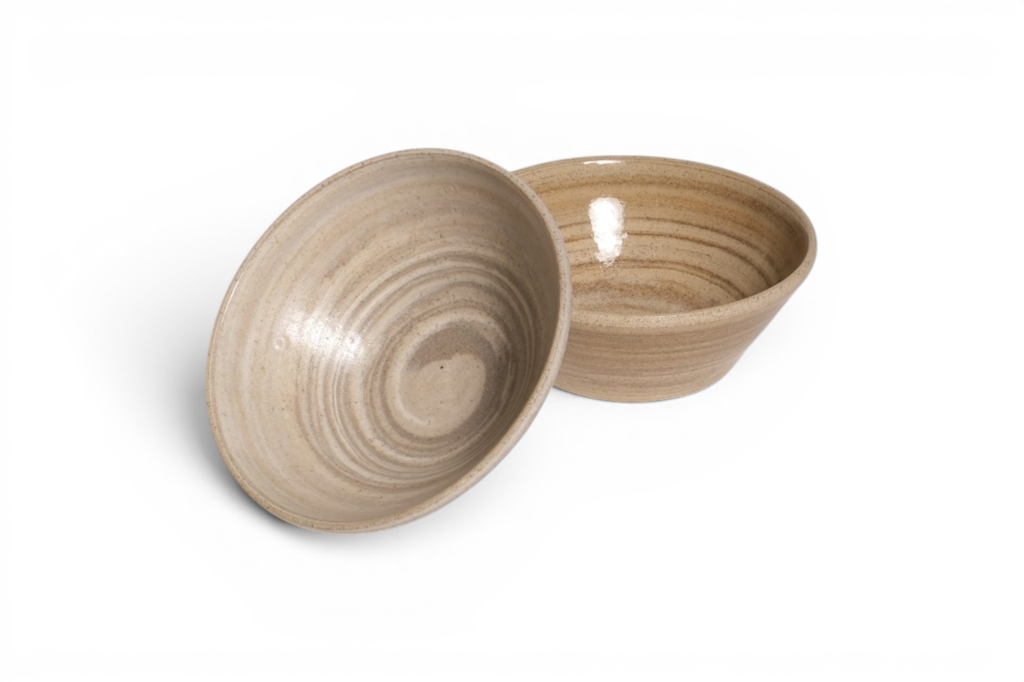 Glazed Bowl – Earthy Tones