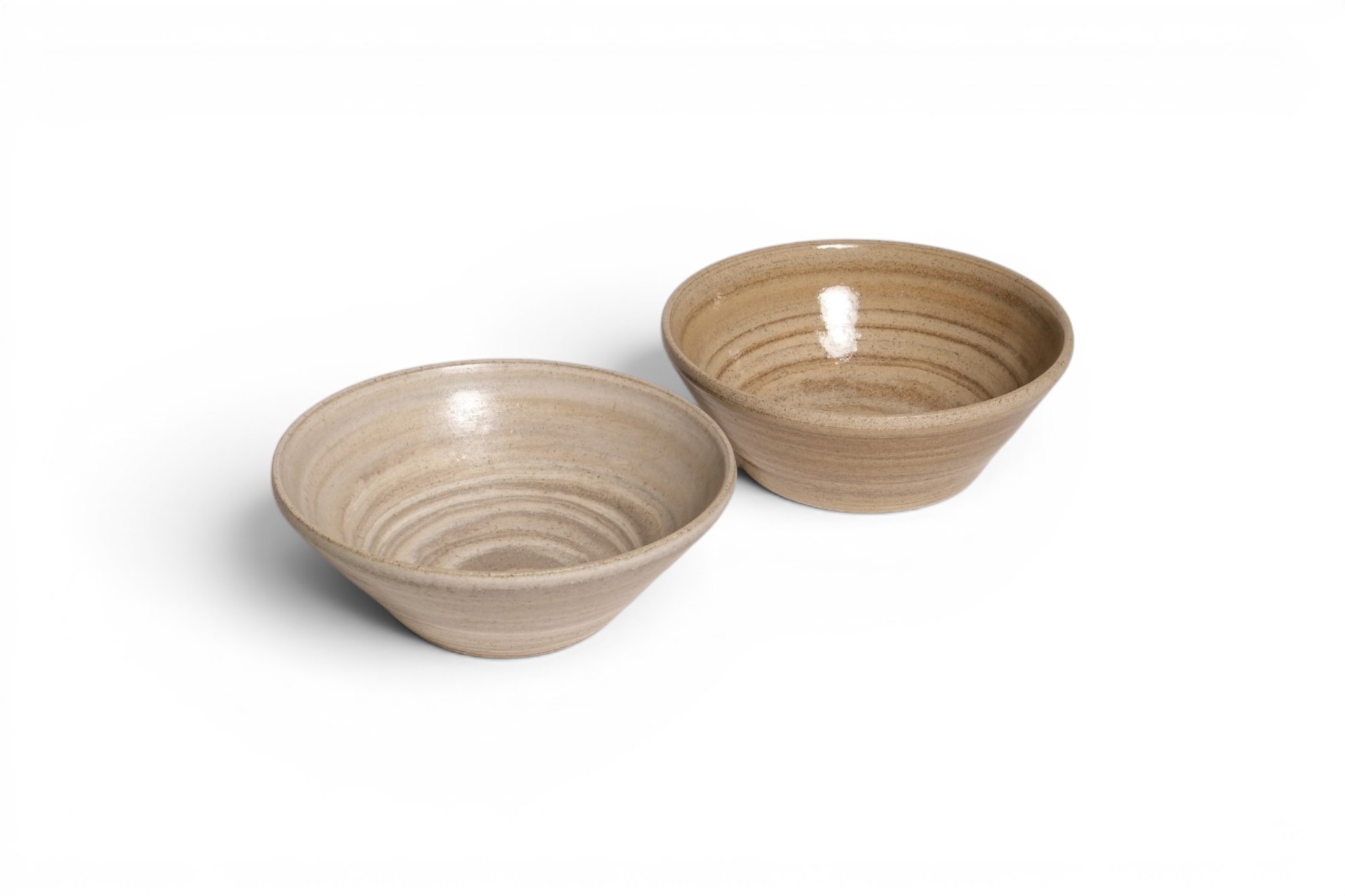 Glazed Bowl – Earthy Tones