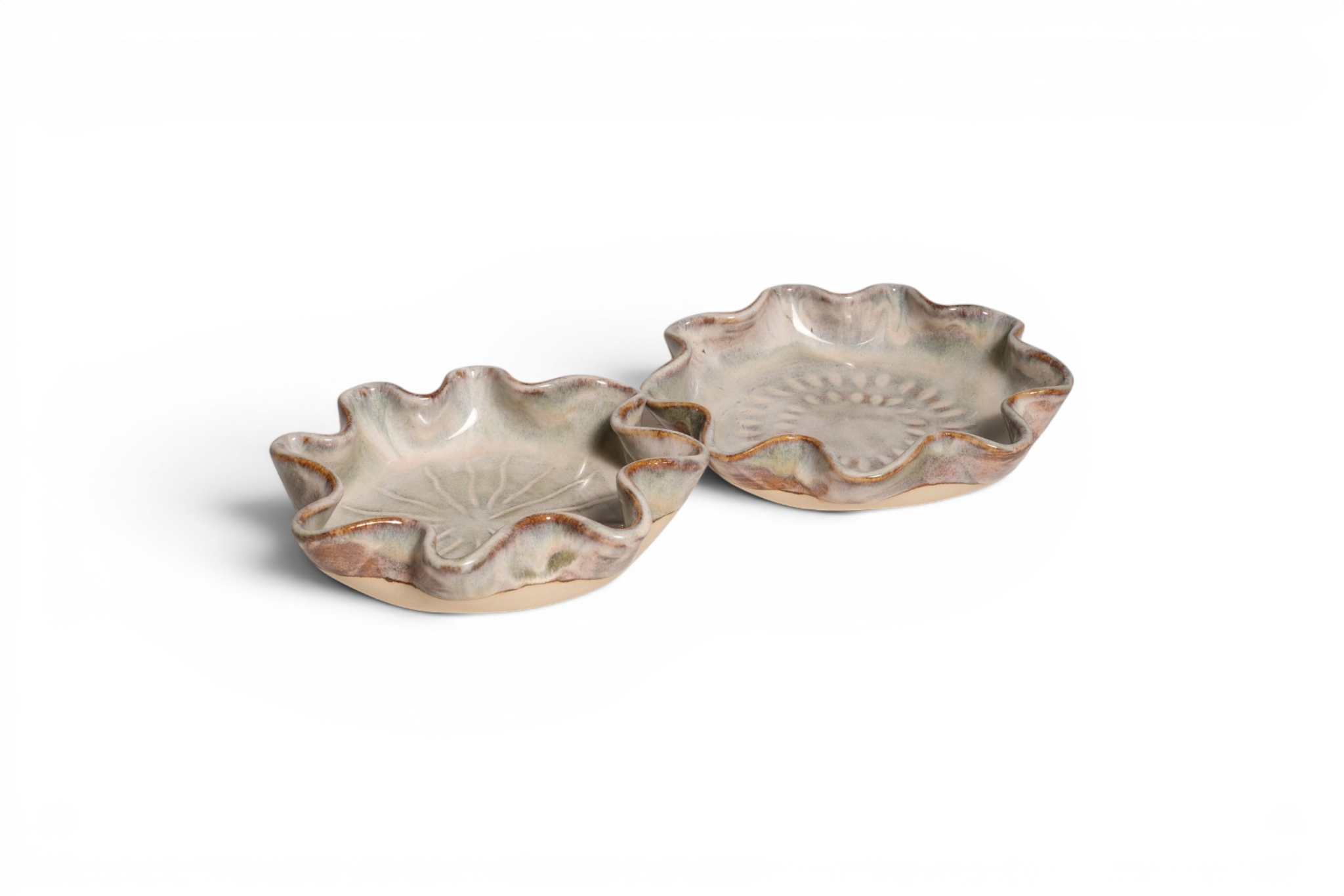 Wavy Flat Bowl