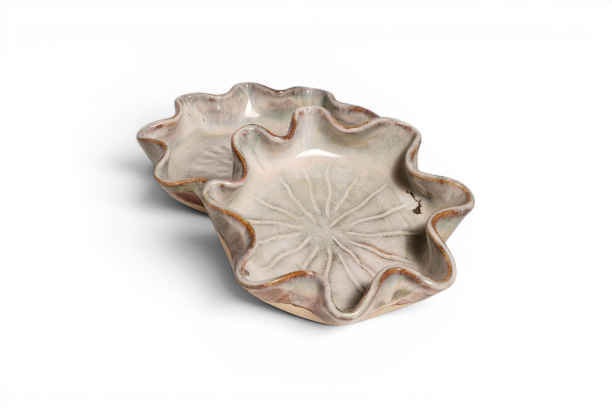 Wavy Flat Bowl