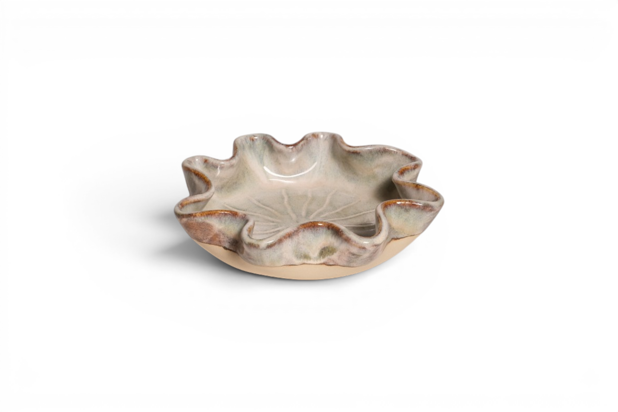 Wavy Flat Bowl