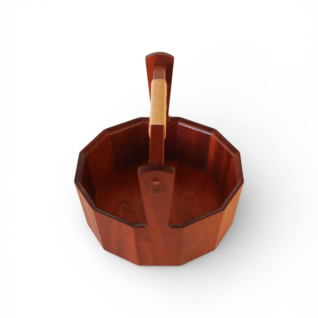 Coppered Basket with Handle